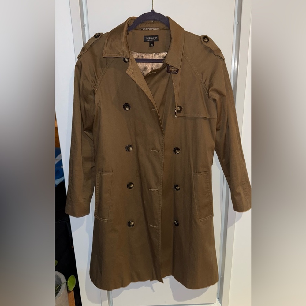 Topshop Brown Coat